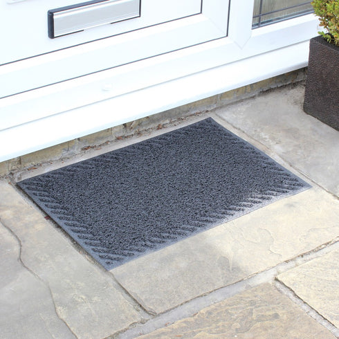 Grey Mud Grabber Door Mat